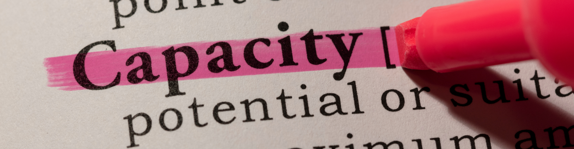 A deficient capacity assessment